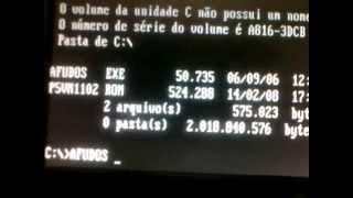 AFUDOS Atualizar Bios ASUS