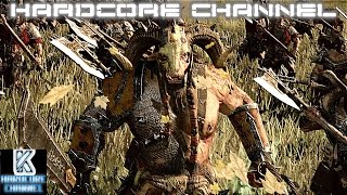 Total War Warhammer - прохождение Hardcore Зверолюди =25= Царь зверей - Финал