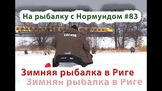 Зимняя рыбалка в центре Риги. На рыбалку с Нормундом #83