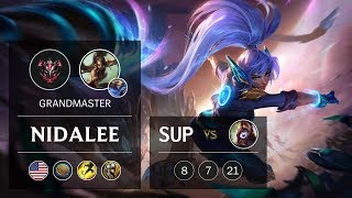 Nidalee Support vs Lulu - NA Grandmaster Patch 9.5