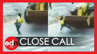 Incredible! Woman Miraculously Survives after Being Hit by Tractor in Ukraine