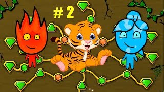 Огонь и Вода в Лесном Храме – 2 часть. Fireboy and Watergirl in The Forest Temple - part 2