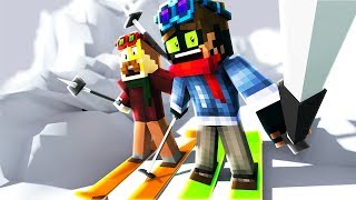 AUSTIN AND ANDREW GO SKIING (Minecraft Modded Embarrassing Story Time)