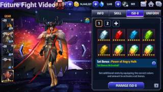 Marvel Future Fight - T2 Angela and T2 Thor Jane Foster (Build Details)