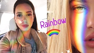 КРУТОЕ ФОТО ? РАДУГА НА ЛИЦЕ | КАК СДЕЛАТЬ РАДУГУ БЕЗ ФОТОШОПА ? RAINBOW