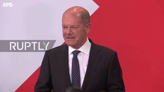 Germany: Many voters chose SPD because they want change in govt says Scholz