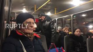 Ukraine: Buses with evacuated Donetsk residents leave for Russia