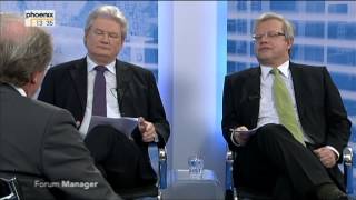 FORUM MANAGER mit Wolfgang Reitzle am 2.12.2012
