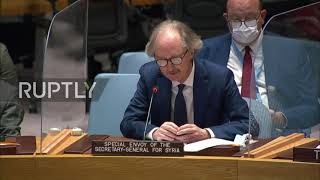 UN: Talks to draft Syria's constitution to resume in October - Special Envoy