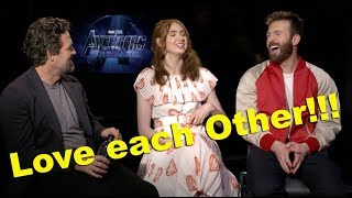 Avengers Endgame Chris Evans, Karen Gillan & Mark Raffalo