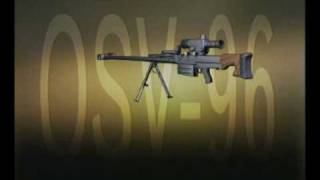 Large caliber sniper rifle OSV-96 (К.С.В. ОСВ-96 )