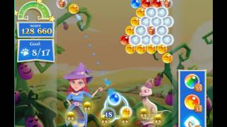 Bubble Witch 2 Saga Level 1660 witih no booster & 4 bubbles left