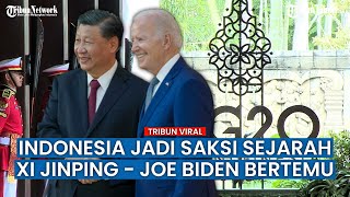 Momen Bersejarah di KTT G20, Biden dan Xi Jinping Bertemu hingga Duduk Berdekatan