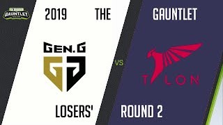 Gen G esports vs Talon Esports (Part 1) | OWC 2019: The Gauntlet [Losers' Round 2]
