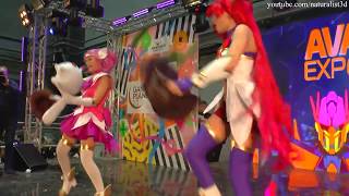 AVA Expo 2017 - косплей League of Legends - April ONeil & Tanuki_tinka_asai