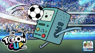 Toon Cup 2019 - BMO hitting the Soccer Ball with his Face (CN Games)