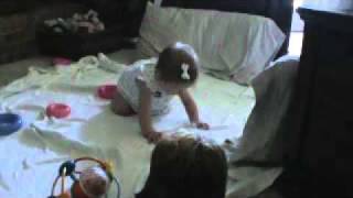 Kinley trying to crawl