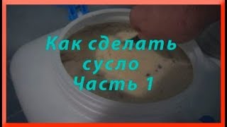 Как сделать сусло Часть 1