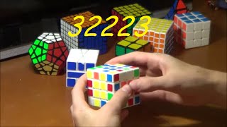 Обучение методу 32223 (сборка ребер в 4х4)