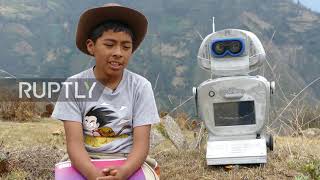Peruvian teacher invents robot to help distance students amid pandemic