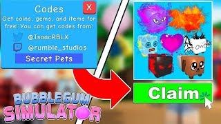 Bubble Gum Simulator (Roblox) (codes)