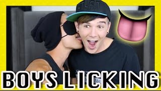 BOYS LICKING EACH OTHER *DIRTY* Feat. Matthew Lush | Bradlee