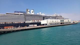 ウエステルダム(Westerdam)～3 那覇港大型旅客船バース 大型船 沖縄県 Large passenger ship birth Naha Okinawa(20191101)