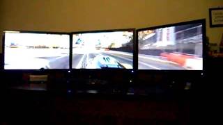 GTX 590 Nvidia 2D/3D Vision Surround - Split/Second Demo