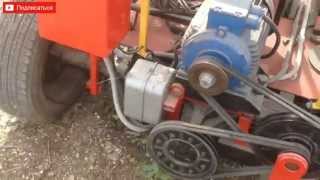 homemade drilling machine - Самодельная буровая машина