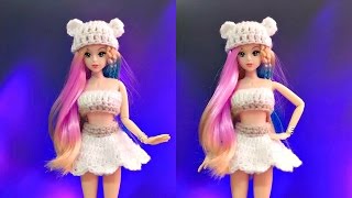 DIY Crochet Barbie Doll Skirt Tutorial