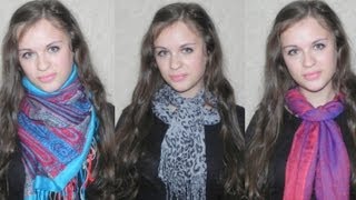 13 вариантов красиво завязать шарф