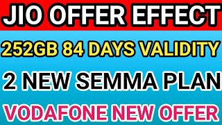 Jio Offer Effect:Daily 2GB Unlimited Calls 84 Days Plans Vodafone