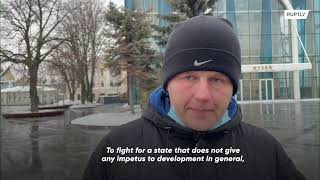 Ukrainian border city locals react to escalating tensions with Russia
