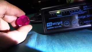 Tes Batu Ruby dengan Diamond Selector II