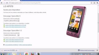 Descarga Opera mini para tu Celular