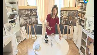 Создаем новогоднее настроение - расписываем вазу витражными красками!
