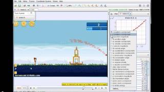 Projectile Motion with Angry Birds for Algebra and Physics classes