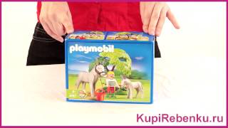 Playmobil  Конный клуб Девочка с осликами 4187