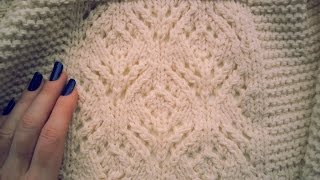 Как вязать ажур. Нежный АЖУРНЫЙ узор спицами для ПЛЕДА.