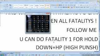 MK4 CHEATS