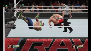 WWE 2K15 Gameplay i3 4th GTX650 1GB 4GB Ram (Medium 720p)