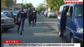 VIITORI OFITERI ÎN PRACTICA LA JANDARMERIA SALAJEANA