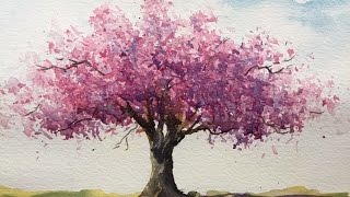 Как рисовать вишневое дерево. Пропорции важны. how to draw the tree. Cherry tree