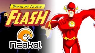 Drawing The Flash | Dibujando a Flash (Justice League Unlimited)