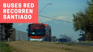 Recopilación de los modernos buses del transporte público RED (Ex Transantiago)