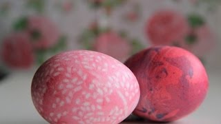 Яйца к Пасхе. Оригинальная покраска яиц