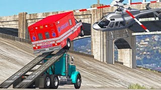 High Speed Ramp Jumps Montage #1 BeamNG Drive
