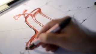 Fast Sketch Fashion Design - CLASSY Red High Heel