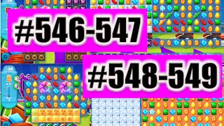 Candy Crush Soda Saga Level 546-547-548-549 NEW! Complete!
