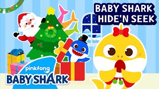 Christmas Hide and Seek with Shark Family | Christmas Songs | Holiday Special 